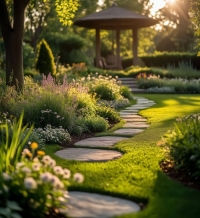 Устойчивый ландшафтный дизайн: как создать сад с минимальным уходом